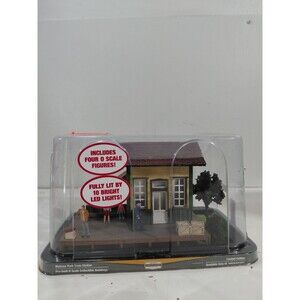 NIB Menards 279-5551 O Gauge Model Railroad Melrose Park Lighted Train Station